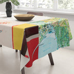 daydream yellow lights Tablecloth Gallery Image 3