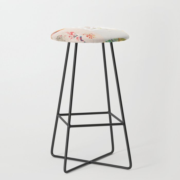 daydream yellow lights Stool Gallery Image 1