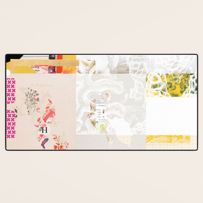 daydream yellow lights Desk Mat Gallery Image 3