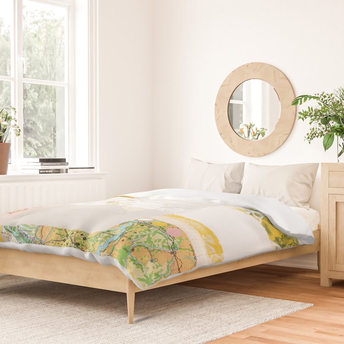 daydream yellow lights Duvet Cover Gallery Image 2