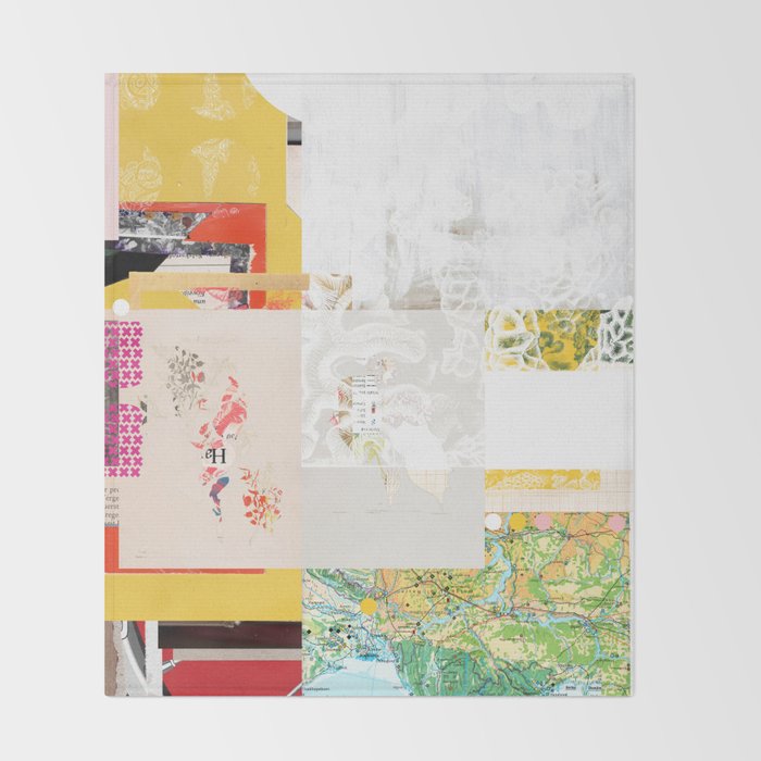 daydream yellow lights Throw Blanket Gallery Image 2