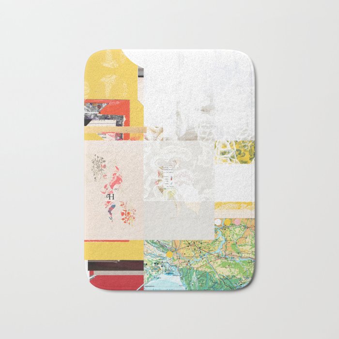 daydream yellow lights Bath Mat Gallery Image 1