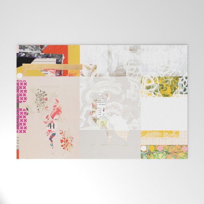 daydream yellow lights Welcome Mat Gallery Image 1