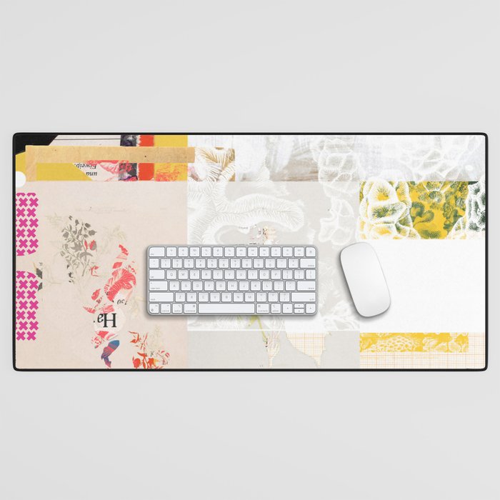 daydream yellow lights Desk Mat Gallery Image 1