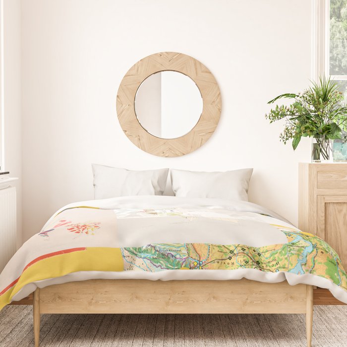 daydream yellow lights Duvet Cover Gallery Image 3