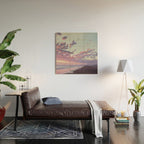 Sunset at the Beach Wood Wall Art Gallery Image 2