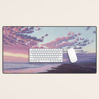 Sunset at the Beach Desk Mat Gallery Image 1