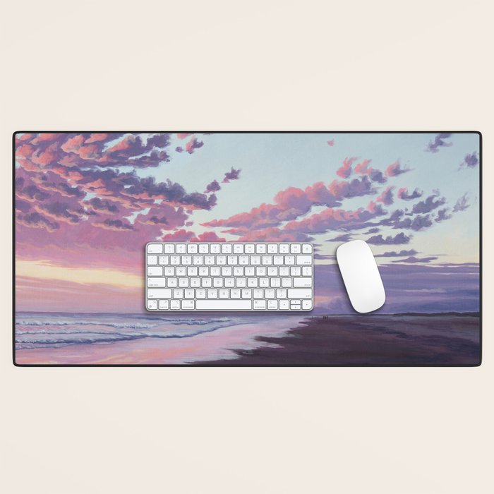 Sunset at the Beach Desk Mat Gallery Image 1