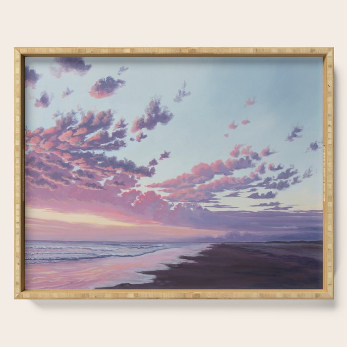 Sunset at the Beach Serving Tray Gallery Image 1