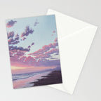 Sunset at the Beach Stationery Card Gallery Image 2