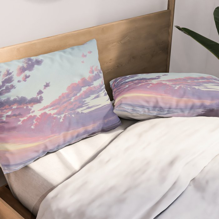 Sunset at the Beach Pillow Sham Gallery Image 2