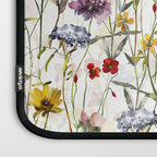 Scandinavian Colorful Midsummer Dried Wildflowers Watercolor Meadow  14 Laptop Sleeve Gallery Image 3