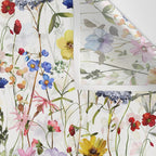 Scandinavian Colorful Midsummer Dried Wildflowers Watercolor Meadow  14 Wall Tapestry Gallery Image 3
