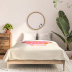 DANCE FLOOR THIS WAY - PINK TYPOGRAPHY Comforter Gallery Image 3