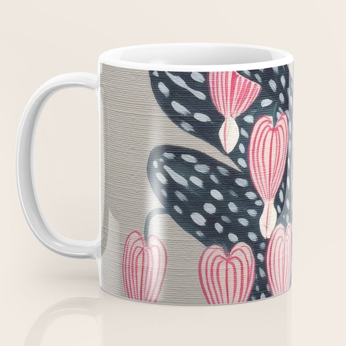 Bleeding Heart Flower Drawing Coffee Mug Gallery Image 3