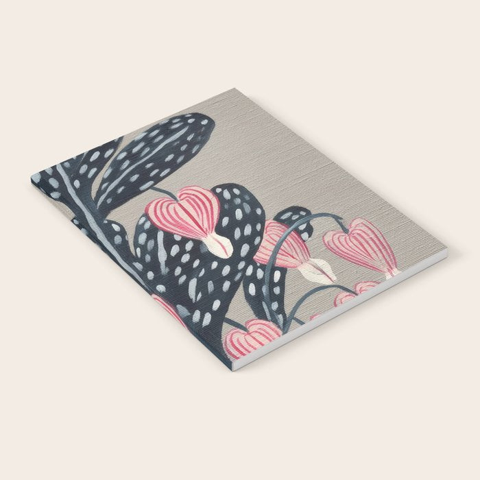 Bleeding Heart Flower Drawing Notebook Gallery Image 1