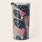 Bleeding Heart Flower Drawing Travel Mug Gallery Image 3