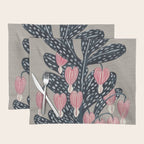 Bleeding Heart Flower Drawing Placemat Gallery Image 1