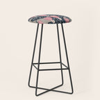 Bleeding Heart Flower Drawing Stool Gallery Image 1