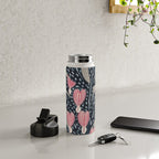 Bleeding Heart Flower Drawing Water Bottle Gallery Image 4