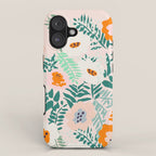 Botanical dopamine flowers iPhone Case Gallery Image 1