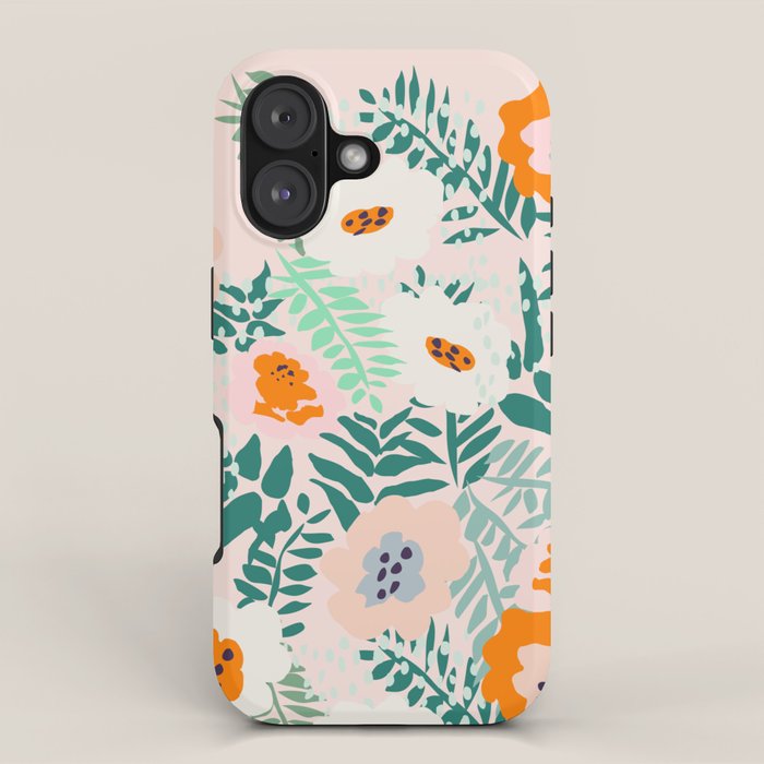 Botanical dopamine flowers iPhone Case Gallery Image 1