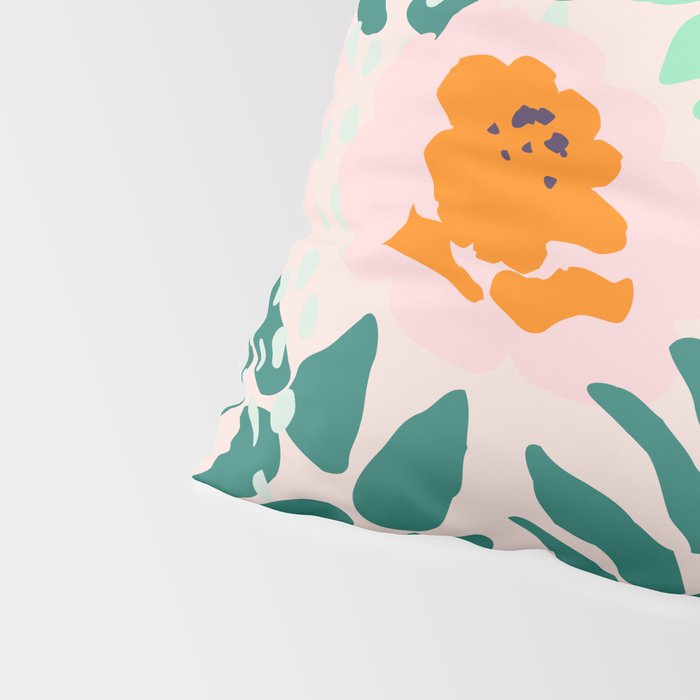 Botanical dopamine flowers Pillow Sham Gallery Image 4