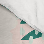 Botanical dopamine flowers Comforter Gallery Image 4