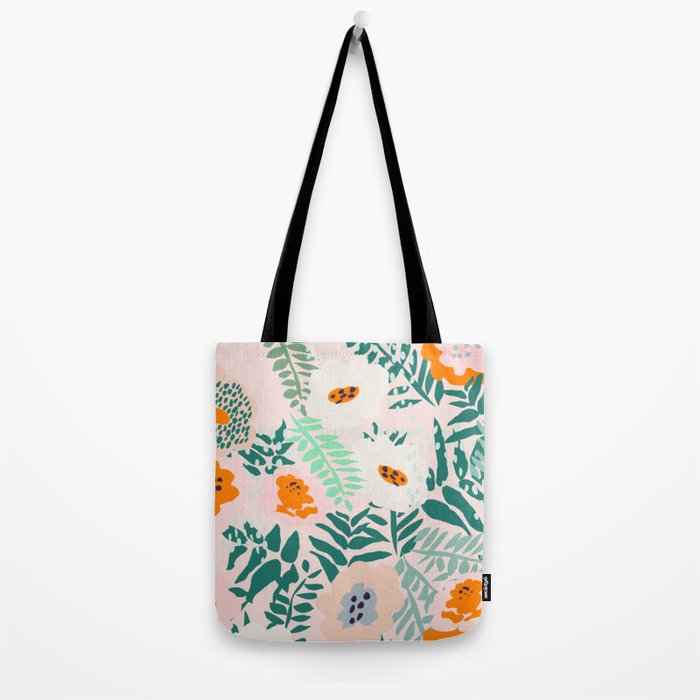 Botanical dopamine flowers Tote Bag Gallery Image 2