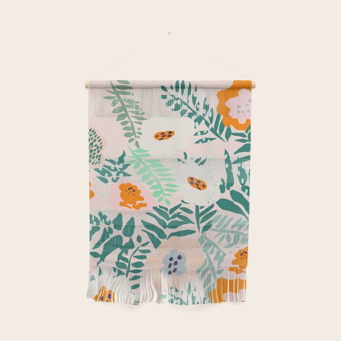 Botanical dopamine flowers Wall Hanging Gallery Image 1