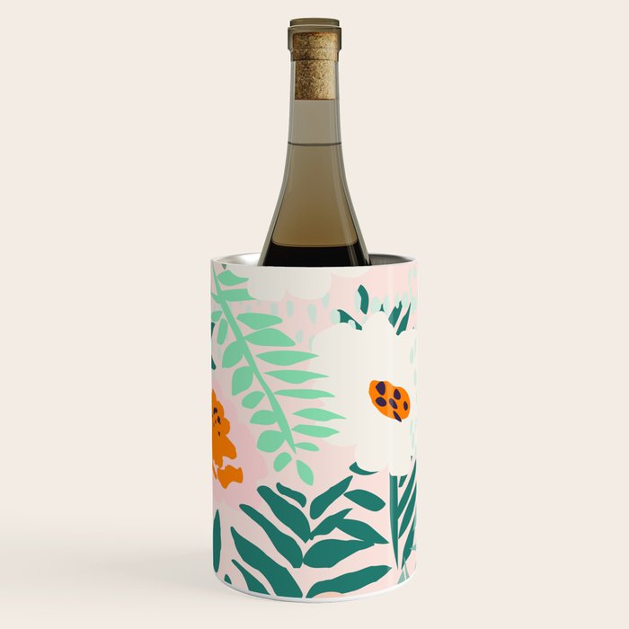 Botanical dopamine flowers Wine Chiller Gallery Image 1