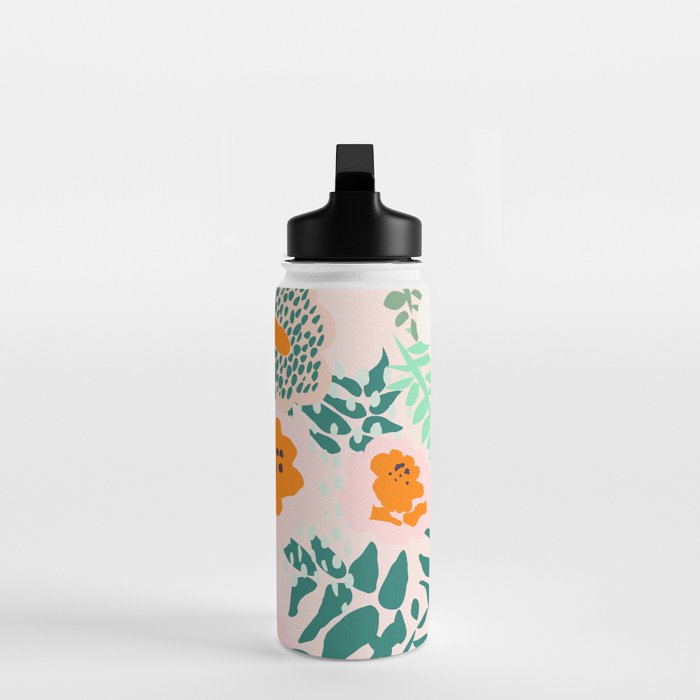 Botanical dopamine flowers Water Bottle Gallery Image 3