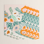 Botanical dopamine flowers Wrapping Paper Gallery Image 3