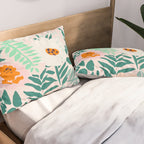Botanical dopamine flowers Pillow Sham Gallery Image 2