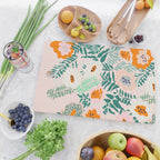 Botanical dopamine flowers Cutting Board Gallery Image 2