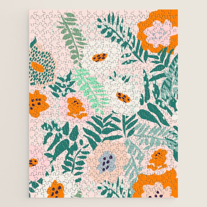 Botanical dopamine flowers Jigsaw Puzzle Gallery Image 1