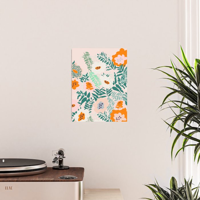 Botanical dopamine flowers Poster Gallery Image 2