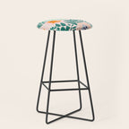 Botanical dopamine flowers Stool Gallery Image 1