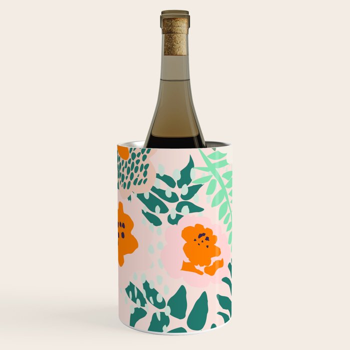 Botanical dopamine flowers Wine Chiller Gallery Image 2