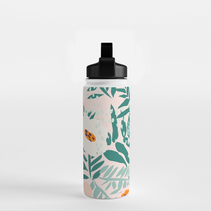 Botanical dopamine flowers Water Bottle Gallery Image 2