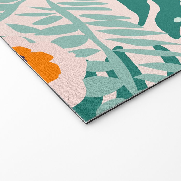 Botanical dopamine flowers Welcome Mat Gallery Image 2