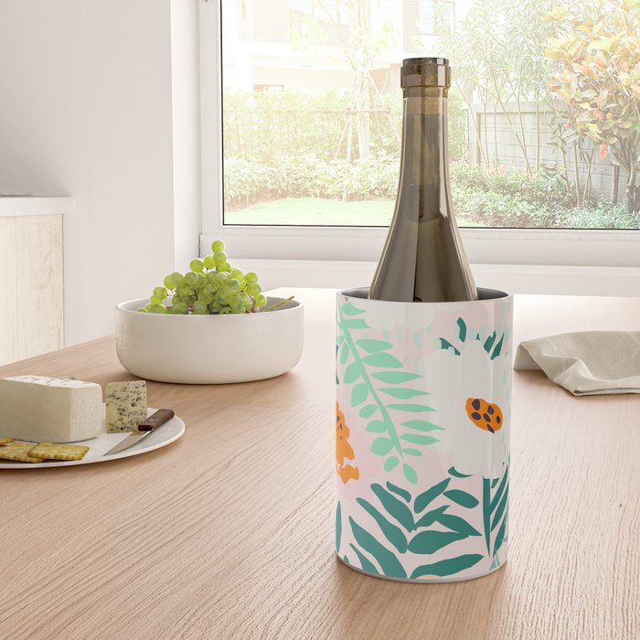 Botanical dopamine flowers Wine Chiller Gallery Image 4