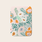 Botanical dopamine flowers Bath Mat Gallery Image 1