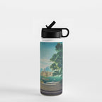 Capriccio of a Mediterranean Seaport Landscape No. 2 by Rex Whistler Water Bottle Gallery Image 1