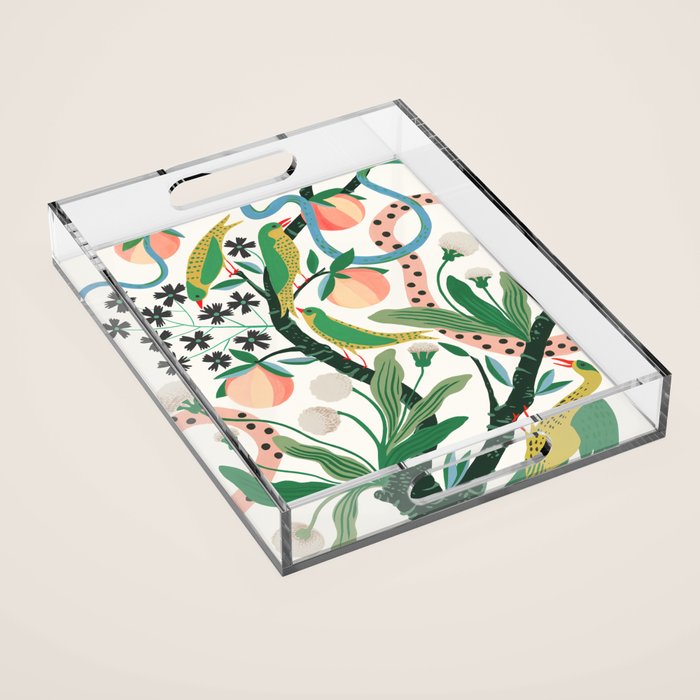 Paavan Garden Acrylic Tray Gallery Image 1