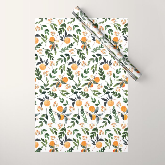 Orange Grove Wrapping Paper Gallery Image 1