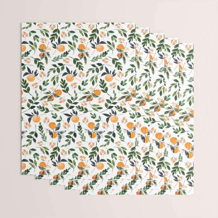 Orange Grove Wrapping Paper Gallery Image 3