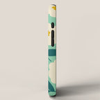 Bold Flower - Green, yellow and white iPhone Case Gallery Image 2