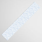 Ditsy Toile Floral Blue and White Table Runner Gallery Image 3