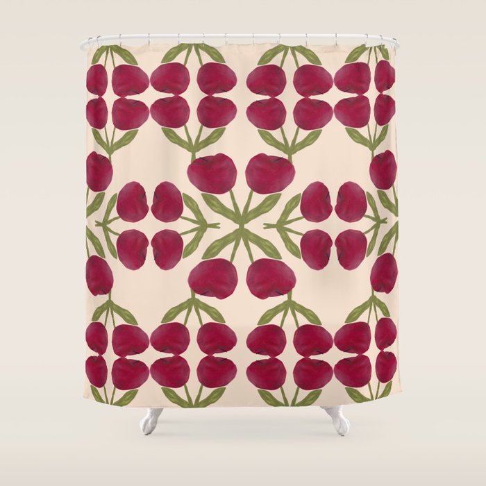 Dulce Florecer Shower Curtain Gallery Image 1